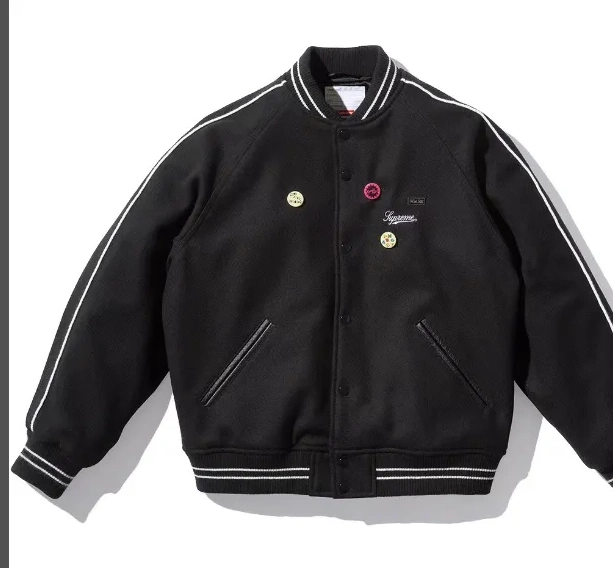 M It's Reid L Green Bollocks XL All Jacket Jamie 21SS Varsity S Black 0708